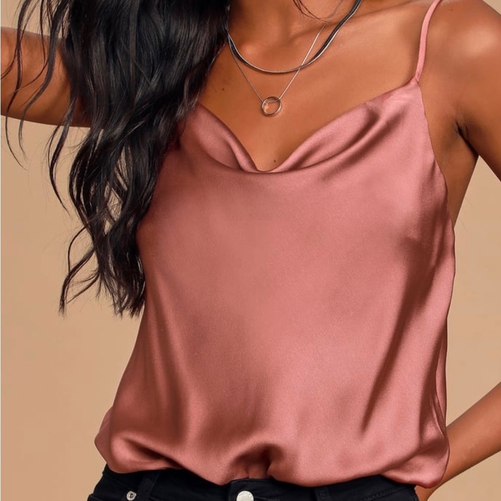Express Racerback Cowl Neck Cami